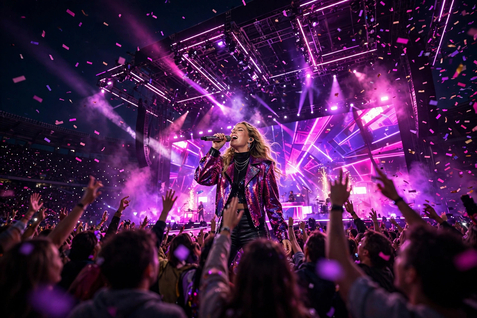 Categories Pop artist on stage